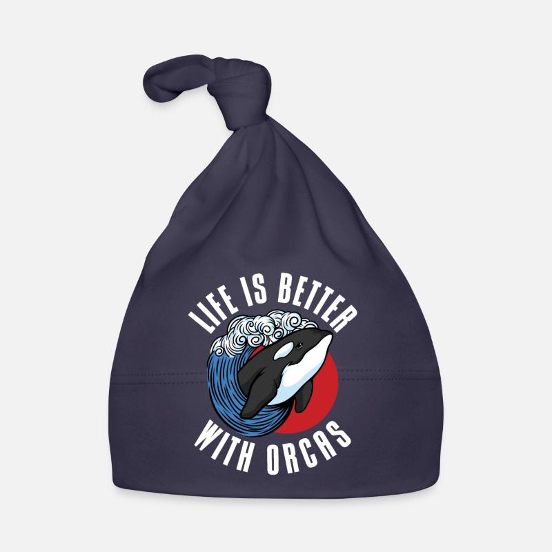 Orca Wal Geschenke Baby Bio-Mütze