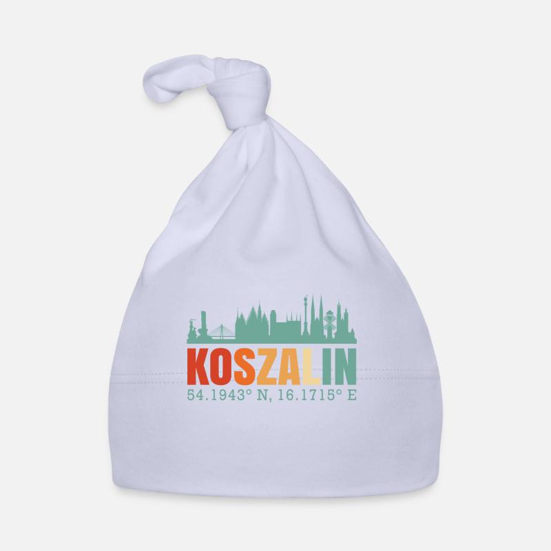Pologne Koszalin Skyline Bonnet bio Bébé