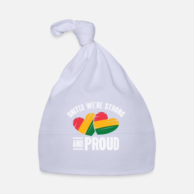 Black Story Juneteenth Solidarité Bonnet bio Bébé