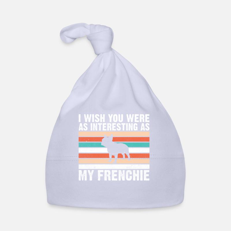 Cadeaux de bouledogue français Bonnet bio Bébé