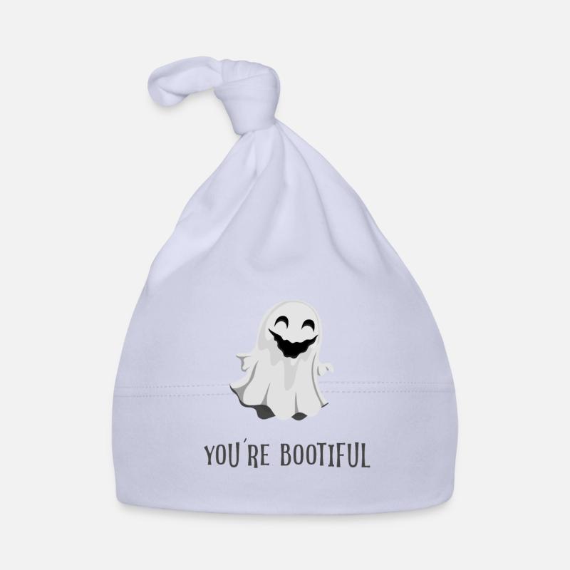 you ́re bootiful boo ghost Organic Baby Cap