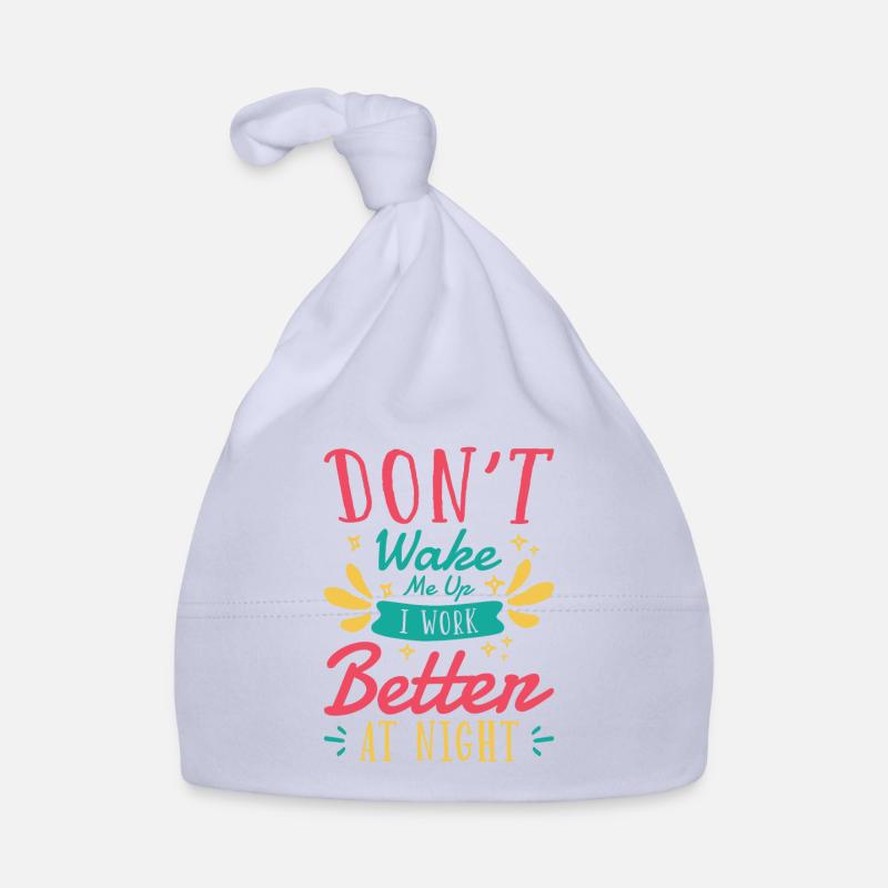 Night Shift Worker Graveyard Duty Organic Baby Cap