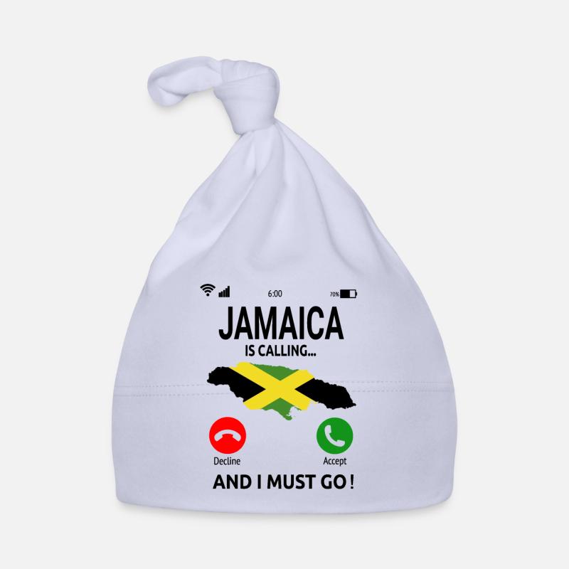 Jamaica Is Calling Caribbean Vacations Organic Baby Cap