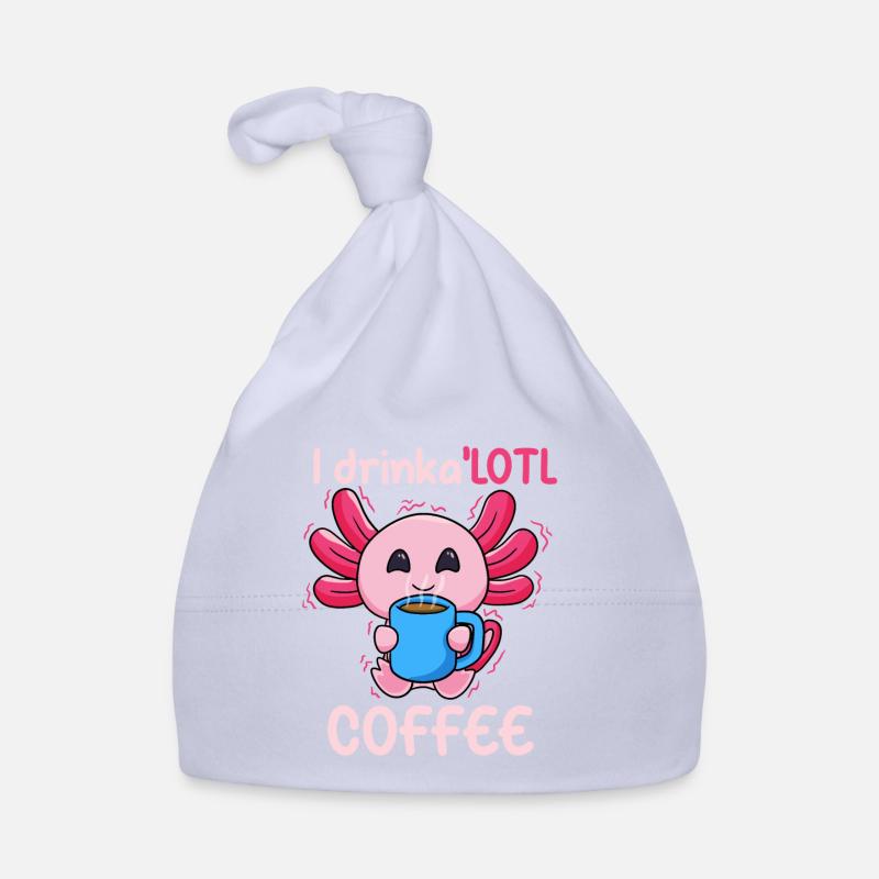 Ich trinke eine Menge Kaffee - Baby Bio-Mütze - Sky