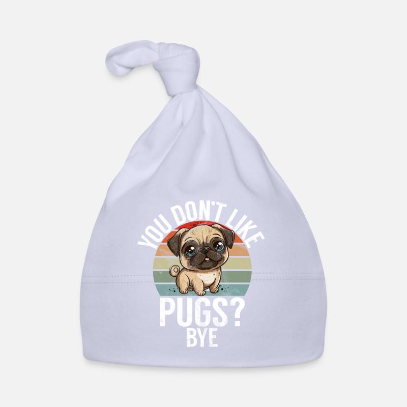 Pug Gifts for Pug Lovers Organic Baby Cap