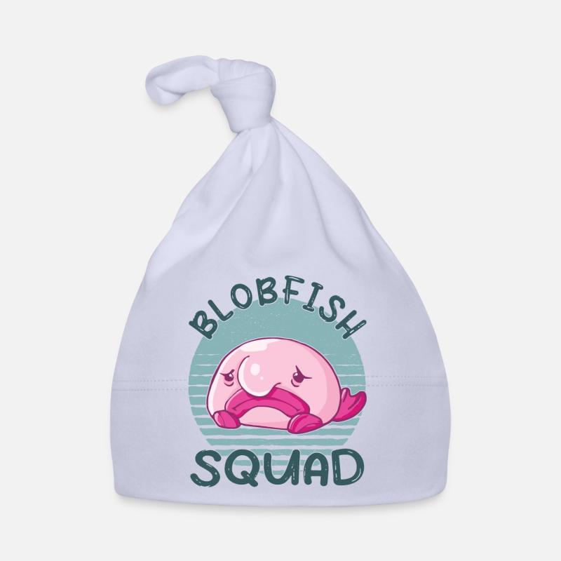 Costume de Blobfish - Visage de poisson Blob laid - Bonnet bio Bébé