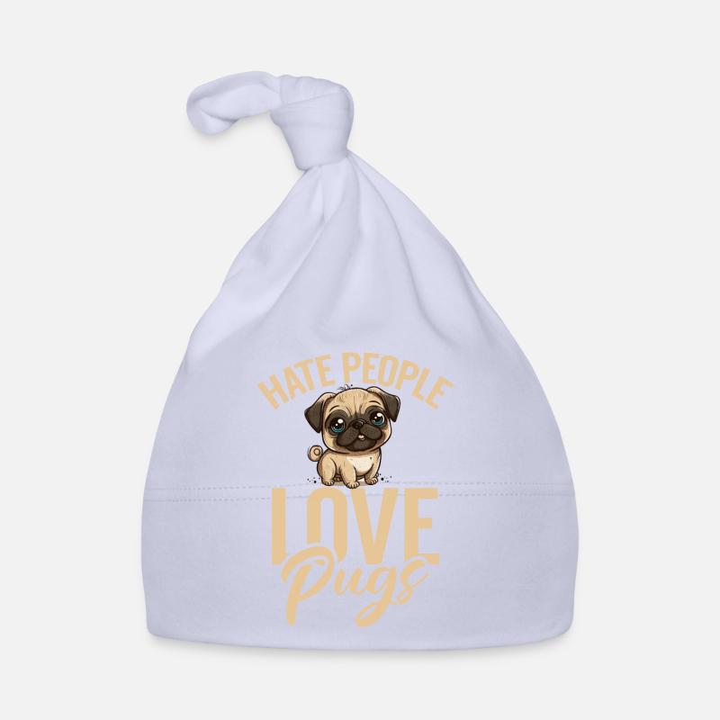 Pug Gifts for Pug Lovers Organic Baby Cap