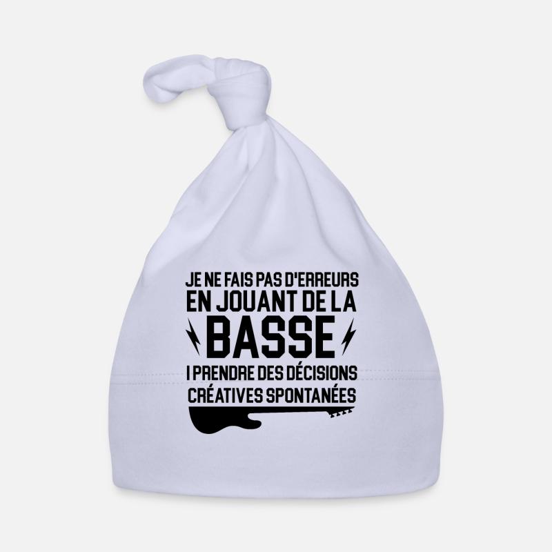 Guitar Basse Basse Guitar Geschenk Baby Bio-Mütze