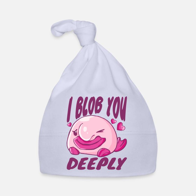 Blobfish Costume - Ugly Blob Fish Face - Organic Baby Cap