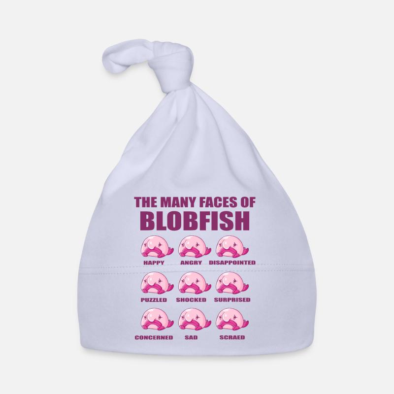 Costume de Blobfish - Visage de poisson Blob laid - Bonnet bio Bébé