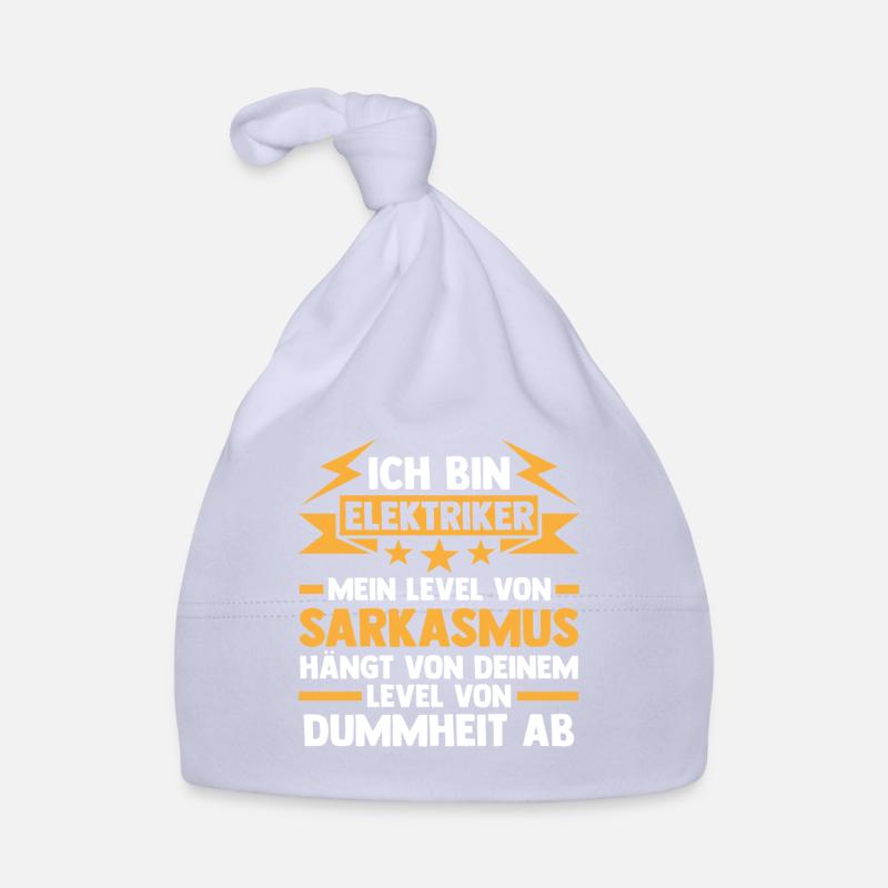 Elektriker Beruf Elektromeister Geschenk Baby Bio-Mütze