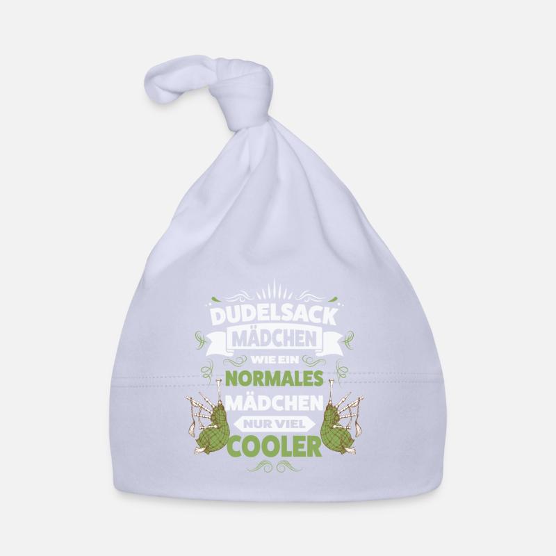 Dudelsack Mädchen Dudelsack Mädchen Geschenk - Baby Bio-Mütze - Sky