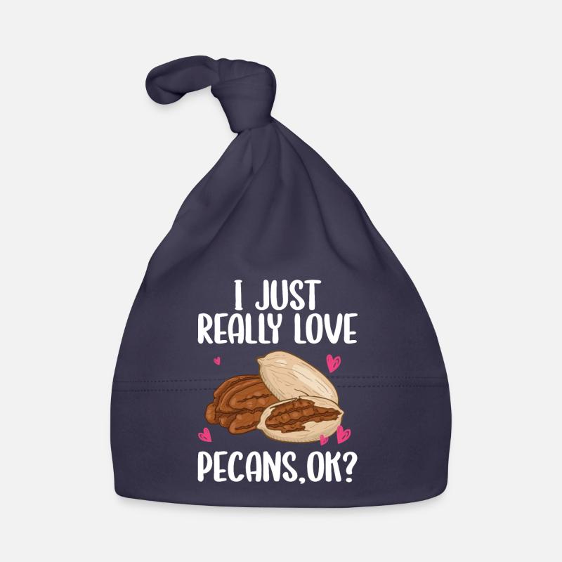 Pecan Nuts Gift Organic Baby Cap