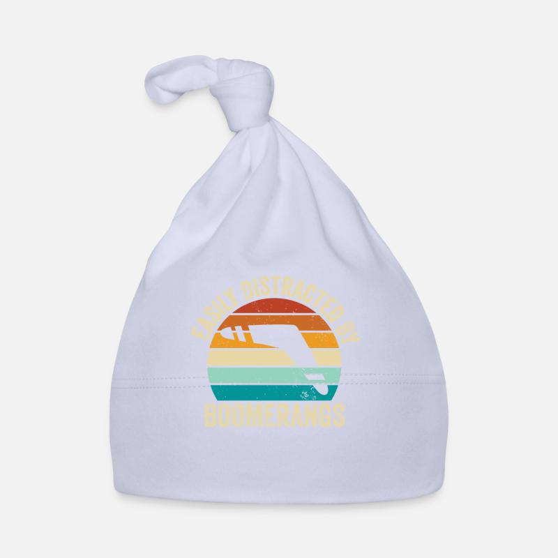 Boomerang - Bonnet bio Bébé - ciel