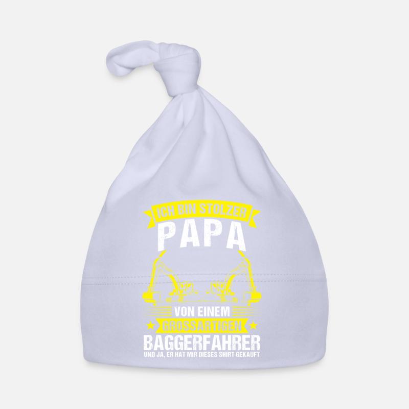 Baggerfahrer Papa Bagger Geschenk Baby Bio-Mütze