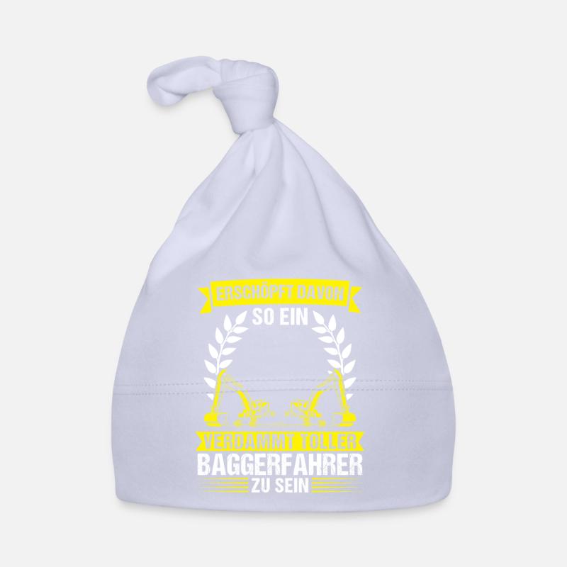 Baggerfahrer Beruf Lader Geschenk Baby Bio-Mütze