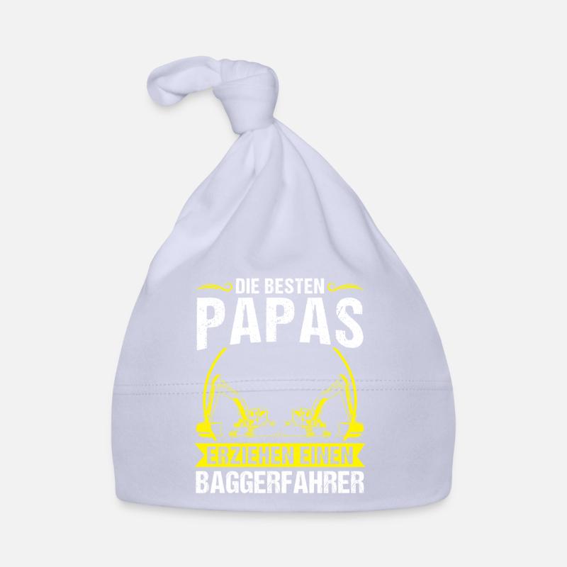 Baggerfahrer Papa Bagger-Fahrer Geschenk Baby Bio-Mütze