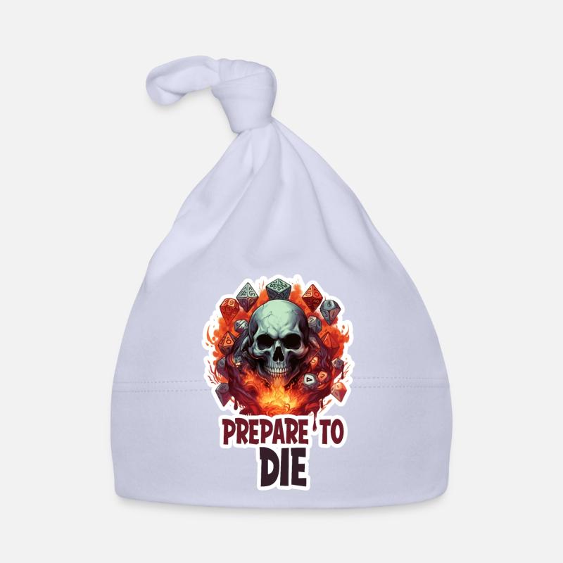 Préparez-vous à mourir – jeu de rôle Cube & Skull Bonnet bio Bébé