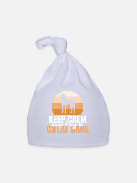 Great Dane Gifts - Organic Baby Cap - sky - Front