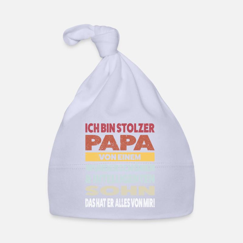Papa Sohn Vater Geschenk Baby Bio-Mütze
