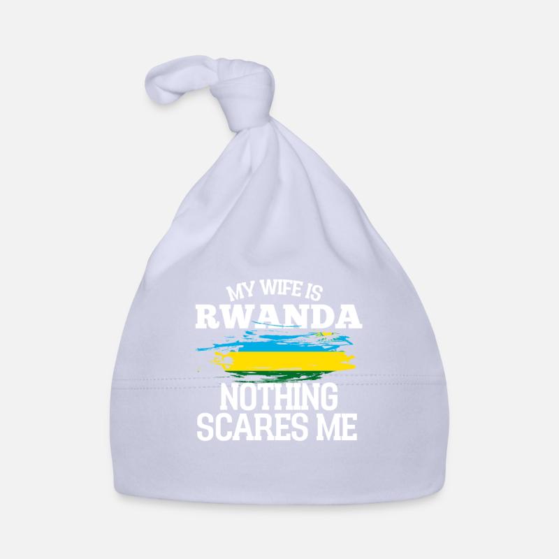 Rwanda - Bonnet bio Bébé - ciel