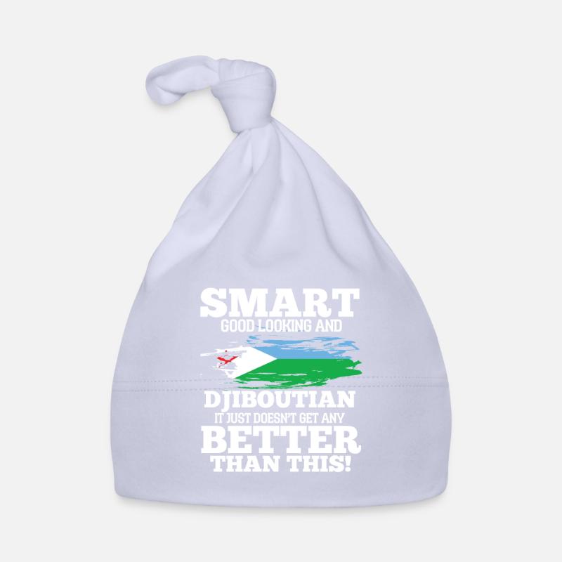 Djibouti - Bonnet bio Bébé - ciel