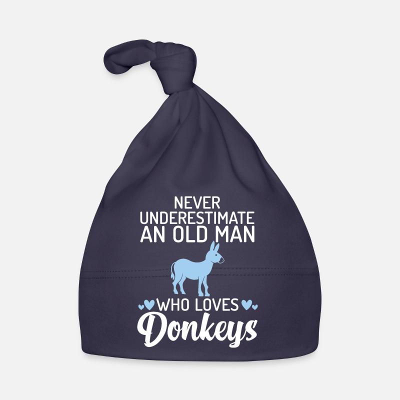 Donkey Lover Gifts Organic Baby Cap