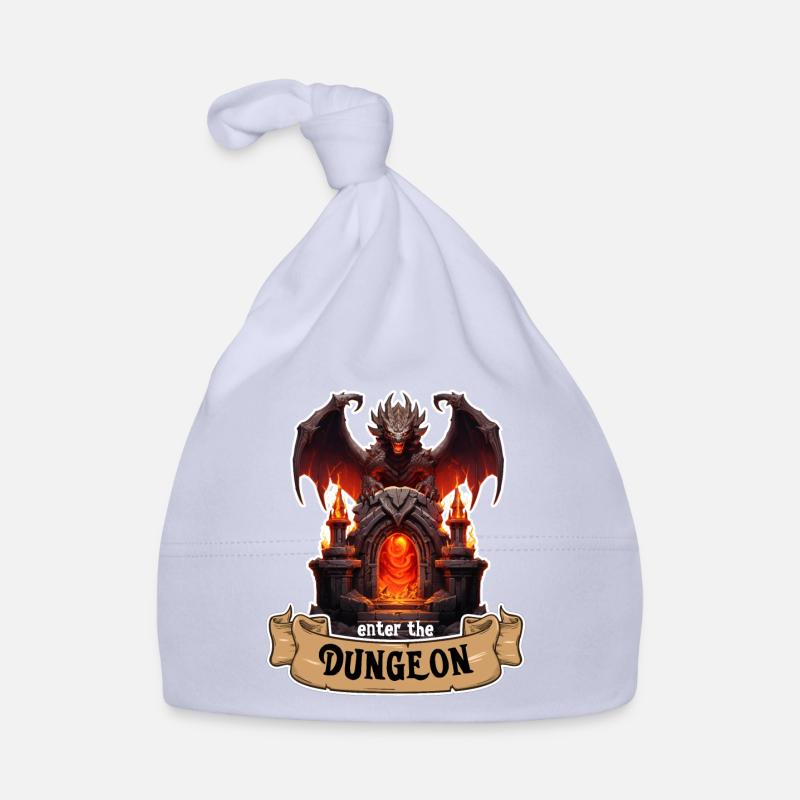 Enter the Dunegon RPG Gate Dragon Organic Baby Cap