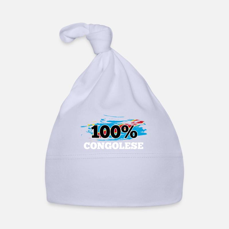 Congo - Bonnet bio Bébé - ciel