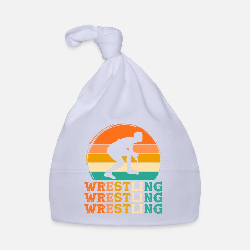 wrestl Retro-Design wrestl Geschenk Baby Bio-Mütze