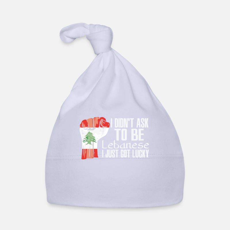 Fierté libanaise Drapeau libanais agrandi Bonnet bio Bébé