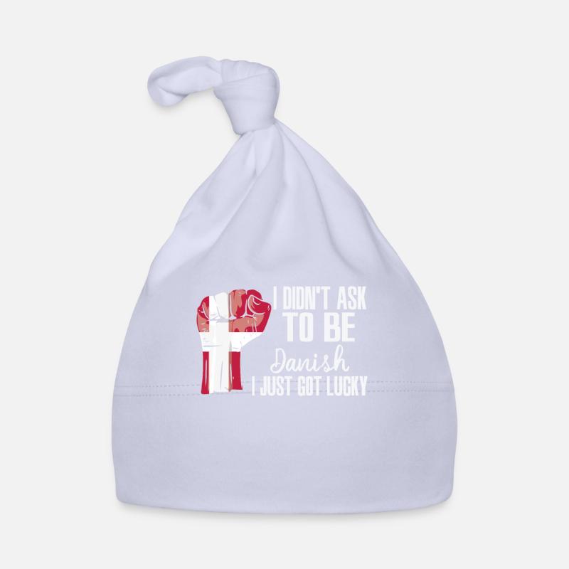 Fierté danoise Drapeau danois cultivé Bonnet bio Bébé