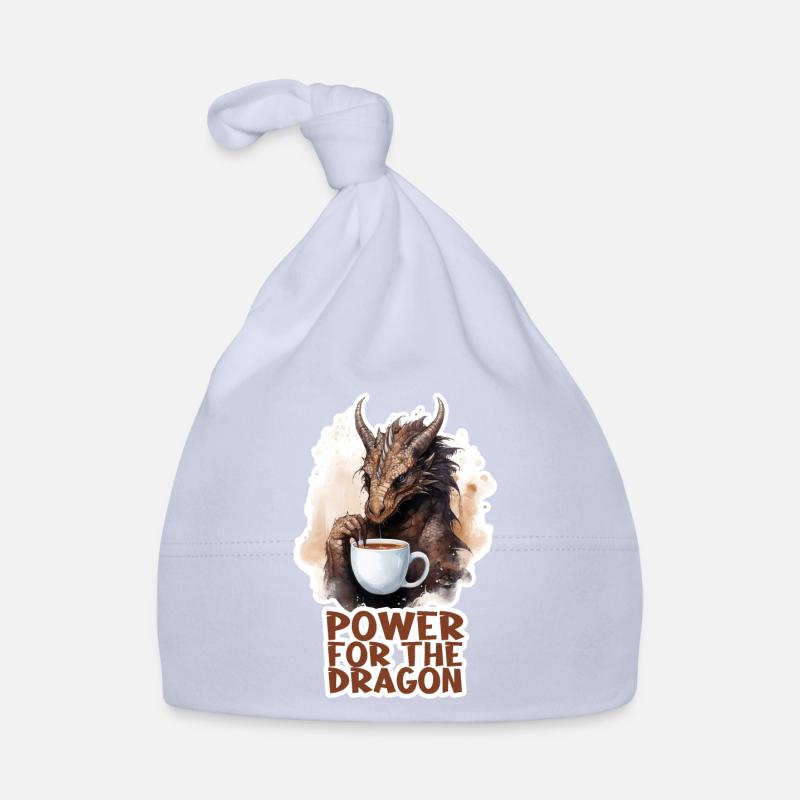 Coffee Power For Dragons RPG Shirt Organic Baby Cap