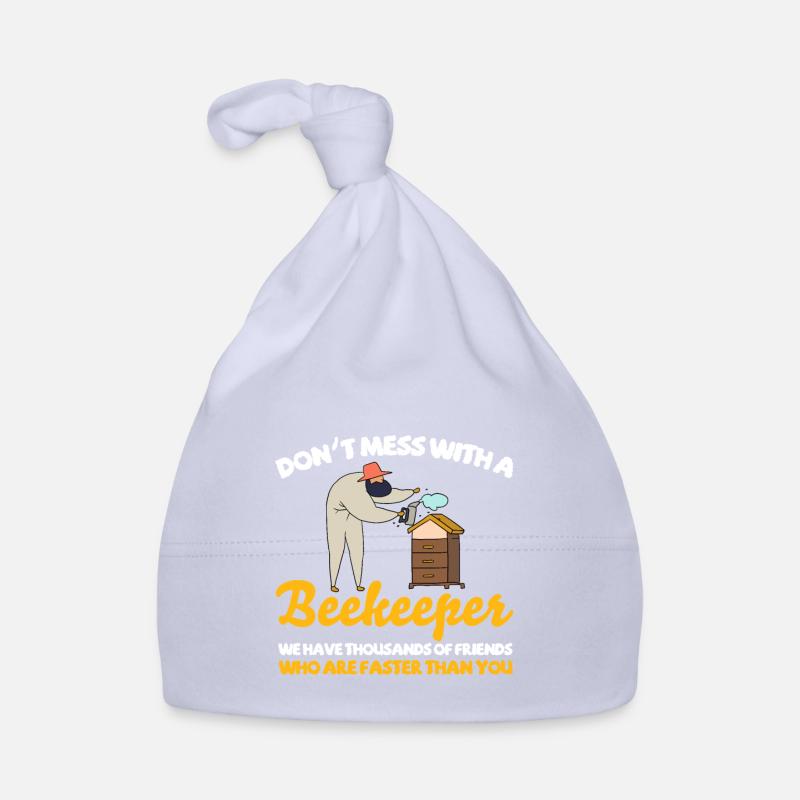 Beekeeper Bees Gift Organic Baby Cap