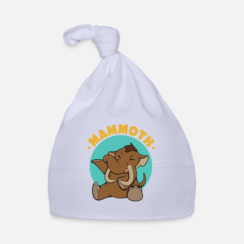 Mammouth - Bonnet bio Bébé - ciel