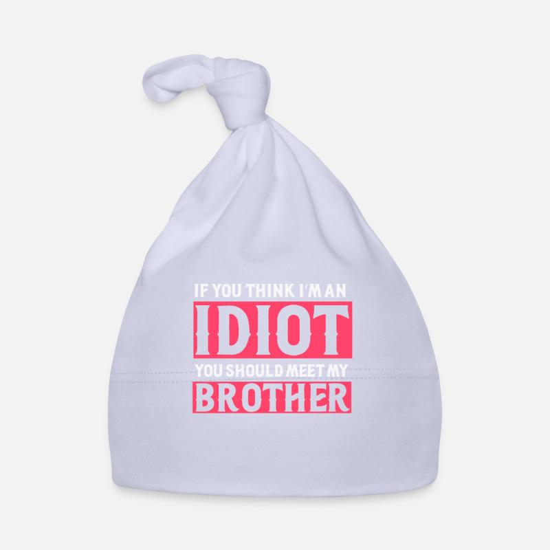 Frère drôle de dicton Bonnet bio Bébé