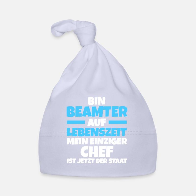Beamter Beamte Staatsdienst Geschenk Baby Bio-Mütze