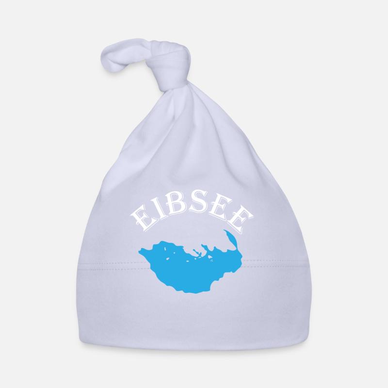 Eibsee Umriss Ästhetisches Naturwunder Geschenk Baby Bio-Mütze