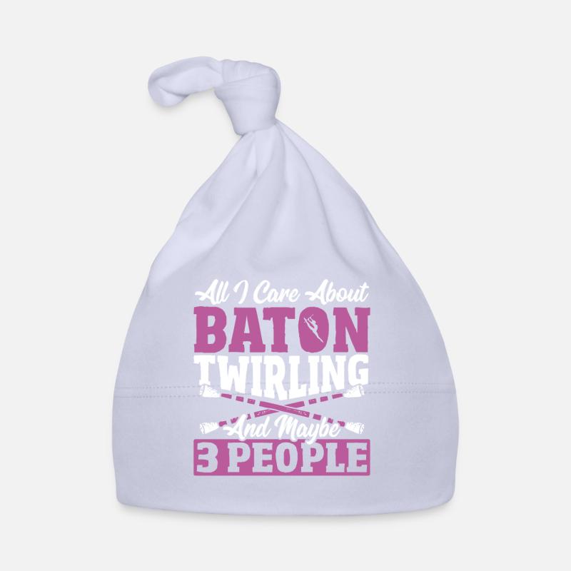 Baton Twirling Baton Twirler Geschenk Baby Bio-Mütze