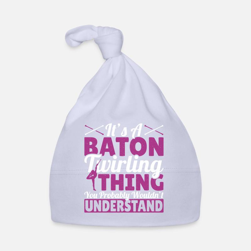 Bâton Twirling Bâton Twirler cadeau - Bonnet bio Bébé - ciel