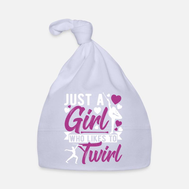 Baton Twirling Baton Twirler Geschenk Baby Bio-Mütze