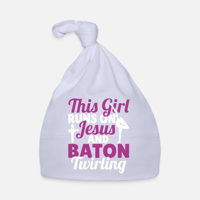 Baton Twirling Baton Twirler Geschenk Baby Bio-Mütze
