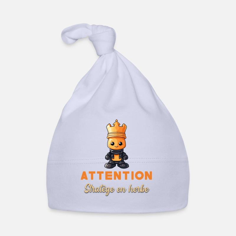 Budding Strategist Gift Chess Player Beginner Organic Baby Cap