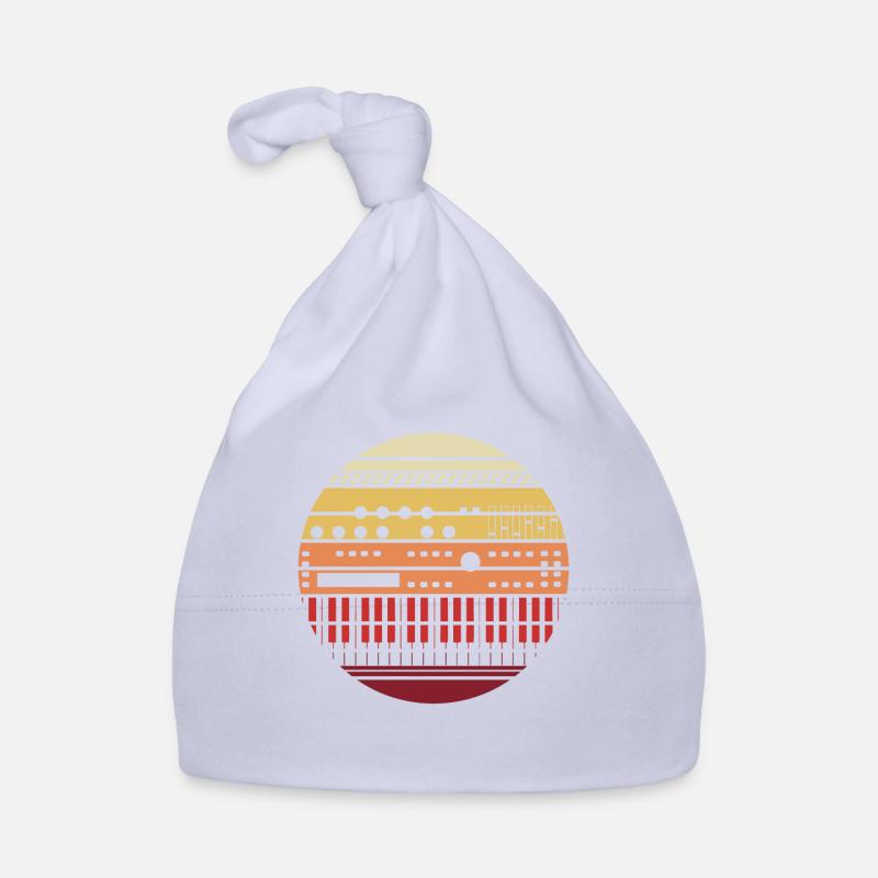 Conception de musique de synthétiseur rétro Bonnet bio Bébé