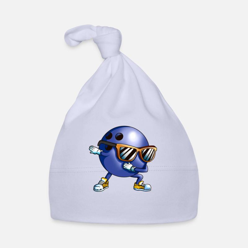 Bowlingbahn Bowling Dab Dabbing Bowler innen Baby Bio-Mütze