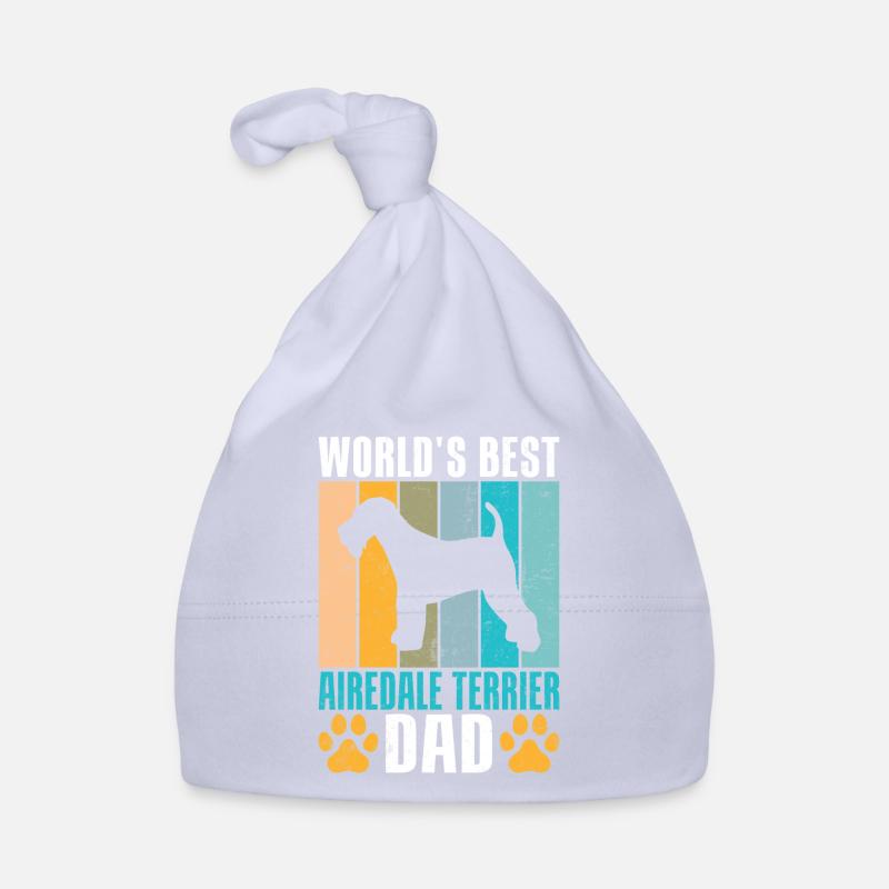 Cadeaux Airedale Terrier Bonnet bio Bébé