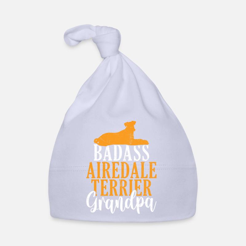 Cadeaux Airedale Terrier Bonnet bio Bébé