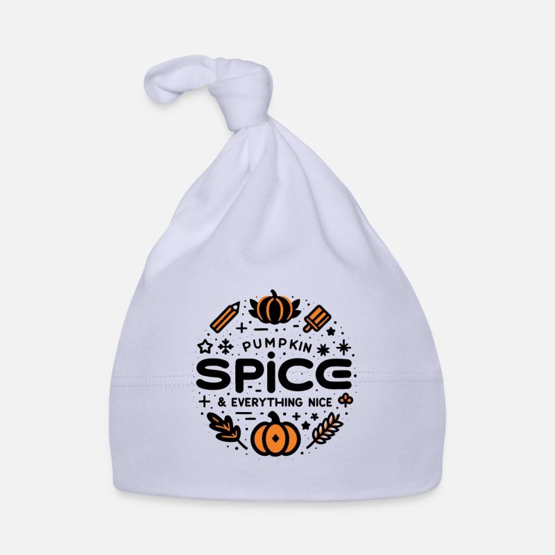 Pumpkin Spice and Everything Nice Organic Baby Cap