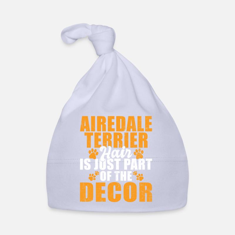 Cadeaux Airedale Terrier Bonnet bio Bébé