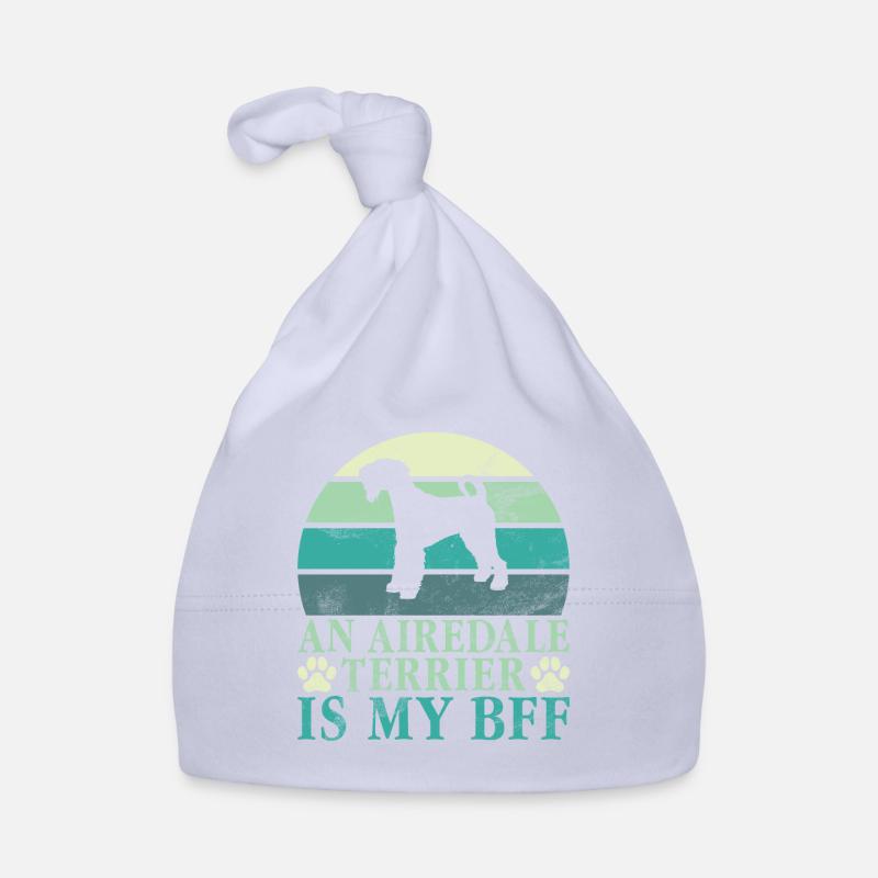 Cadeaux Airedale Terrier Bonnet bio Bébé